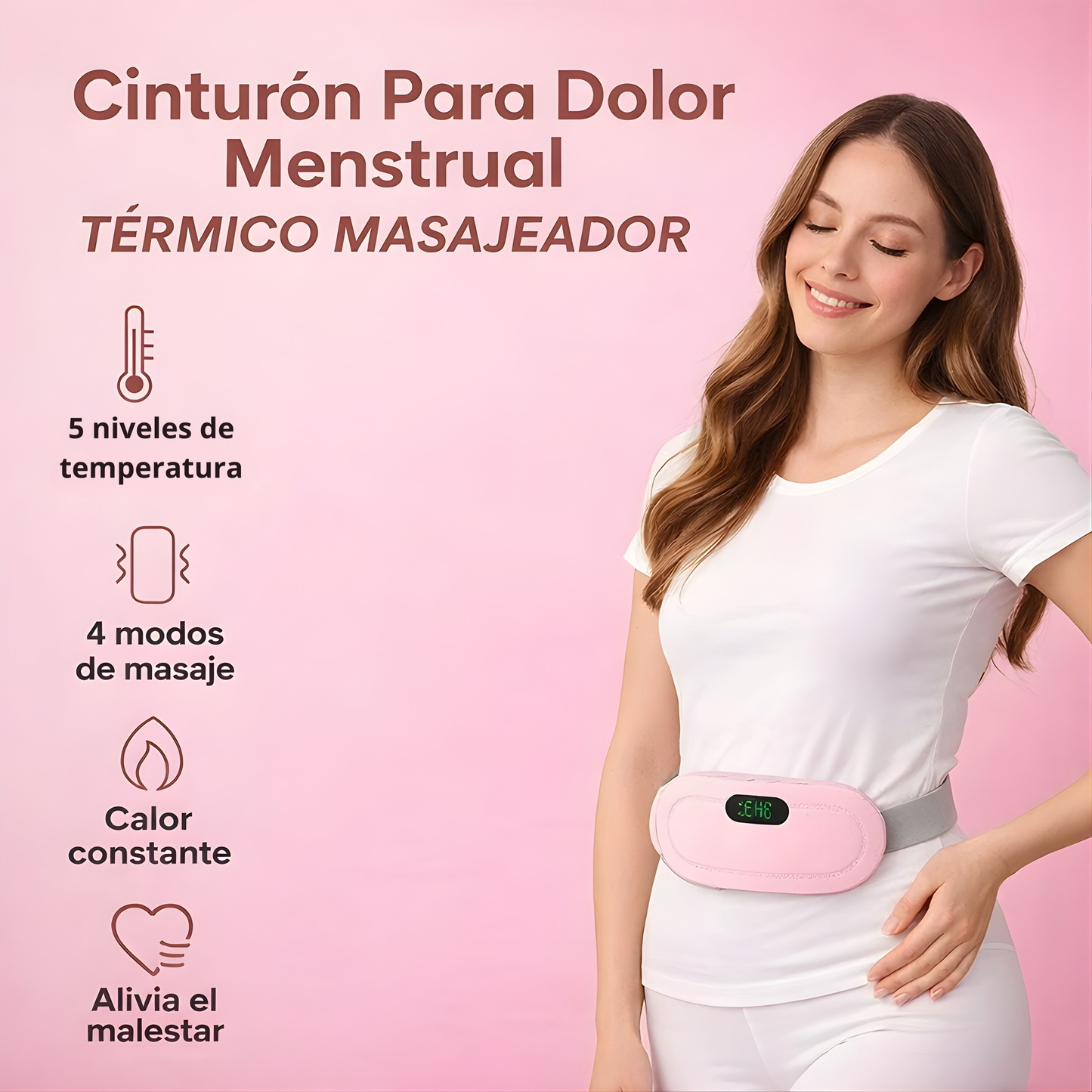 Masajeador Abdominal con Calor