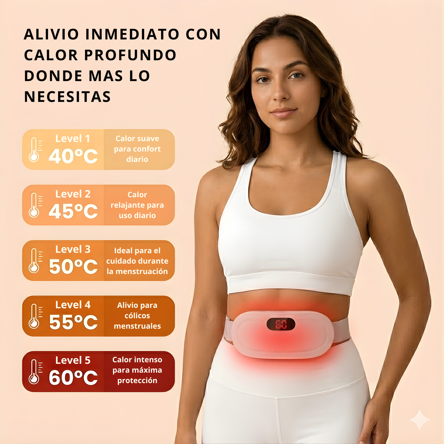 Masajeador Abdominal con Calor